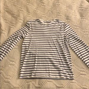 Long sleeve shirt Navy and White